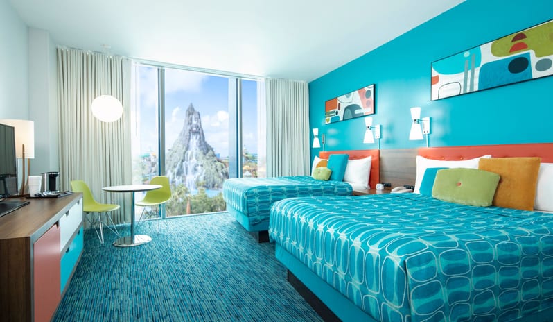 Universal’s Cabana Bay Beach Resort - Standard Room Vocana View Two Queen Beds